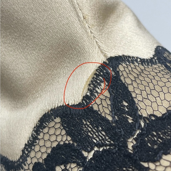 Pre-owned JIMMY CHOO Beige Satin Black Lace Detail Casual Boots - Picture 4 of 16